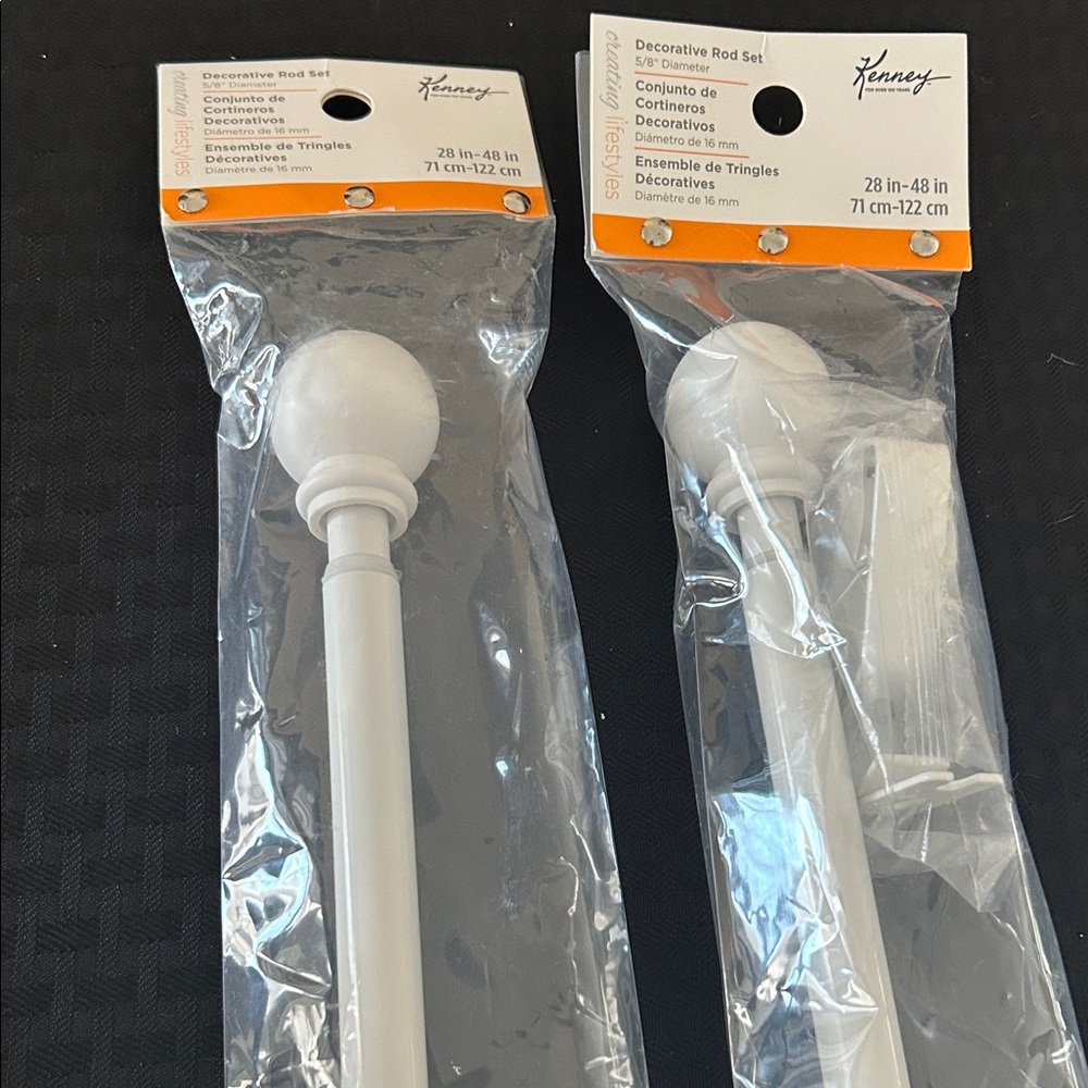 White Decorative Rod Set